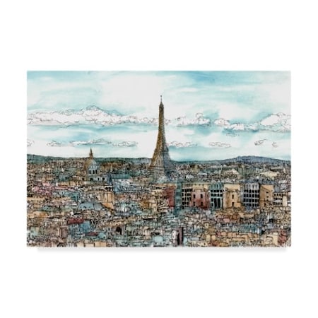 Melissa Wang 'European Afternoon Ii' Canvas Art,12x19